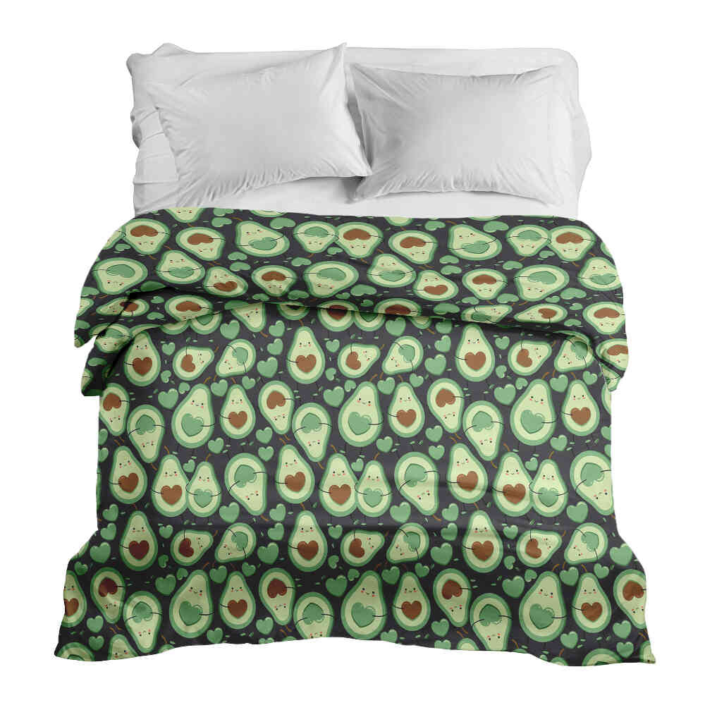 Coperta terapeutica originale - Rivestimento in cotone Avocado verde