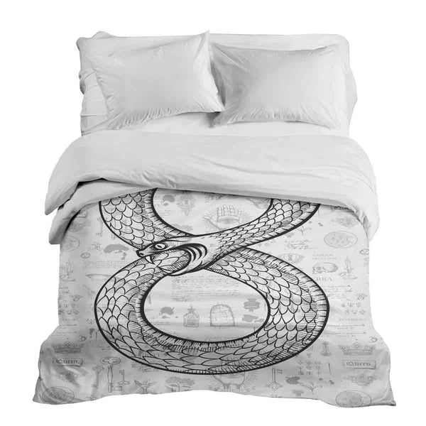 Coperta terapeutica originale - Rivestimento in cotone con motivo a serpente