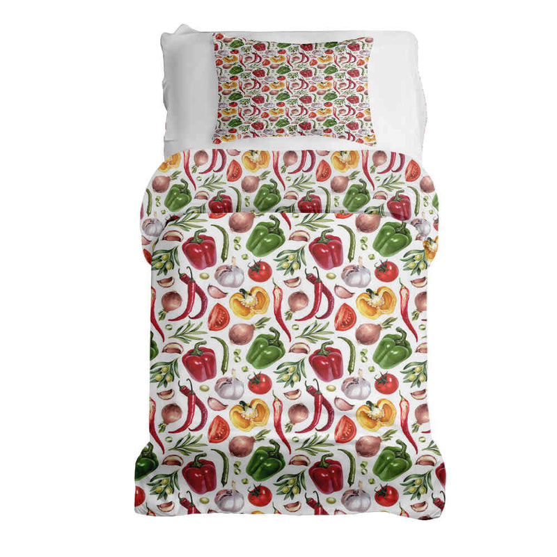Set di biancheria da letto con coperte terapeutiche e verdure