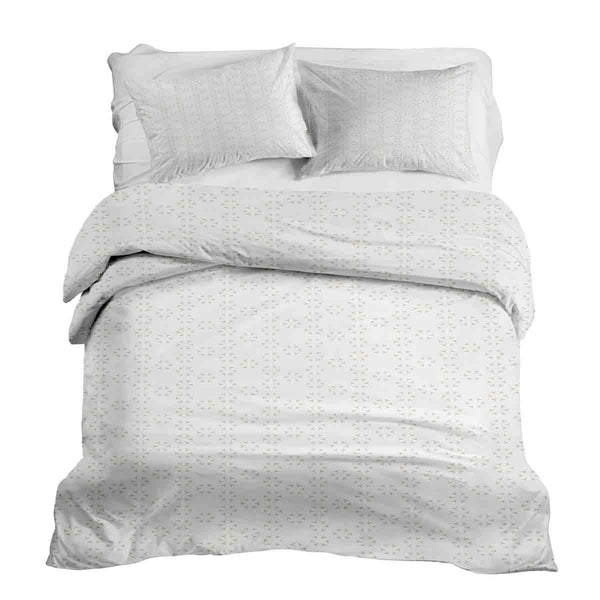 Set di biancheria da letto con coperte terapeutiche e soffioni astratti