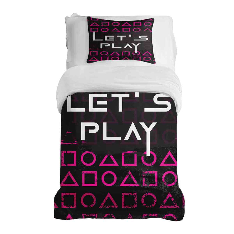 Set di biancheria da letto con coperta terapeutica Let's Play