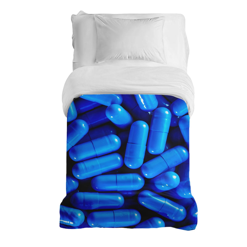 Coperta terapeutica originale - Rivestimento in cotone blu Compresse