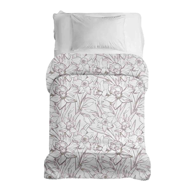 Coperta terapeutica originale - Rivestimento in cotone con narcisi