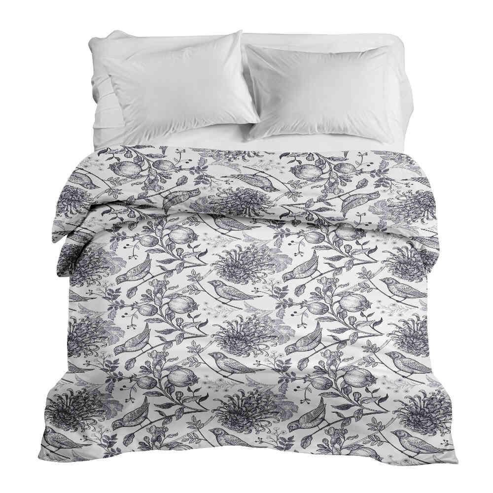 Coperta terapeutica originale - Rivestimento in cotone grigio primavera