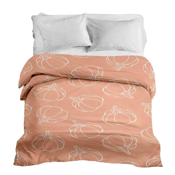 Coperta terapeutica originale - Rivestimento in cotone arancione con zucca