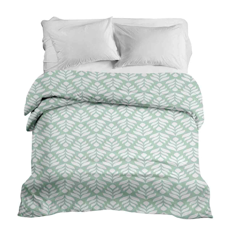 Coperta terapeutica originale - Rivestimento in cotone verde con abeti