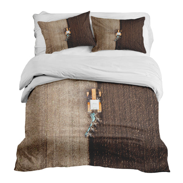 Set di biancheria da letto con coperta terapeutica marrone Ackerland