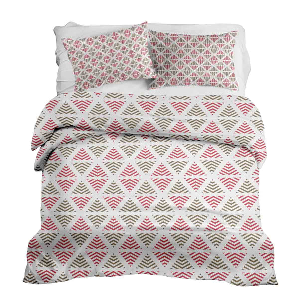 Set di biancheria da letto con coperte terapeutiche triangoli natalizi