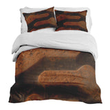 Set di biancheria da letto con coperta terapeutica Terra marrone