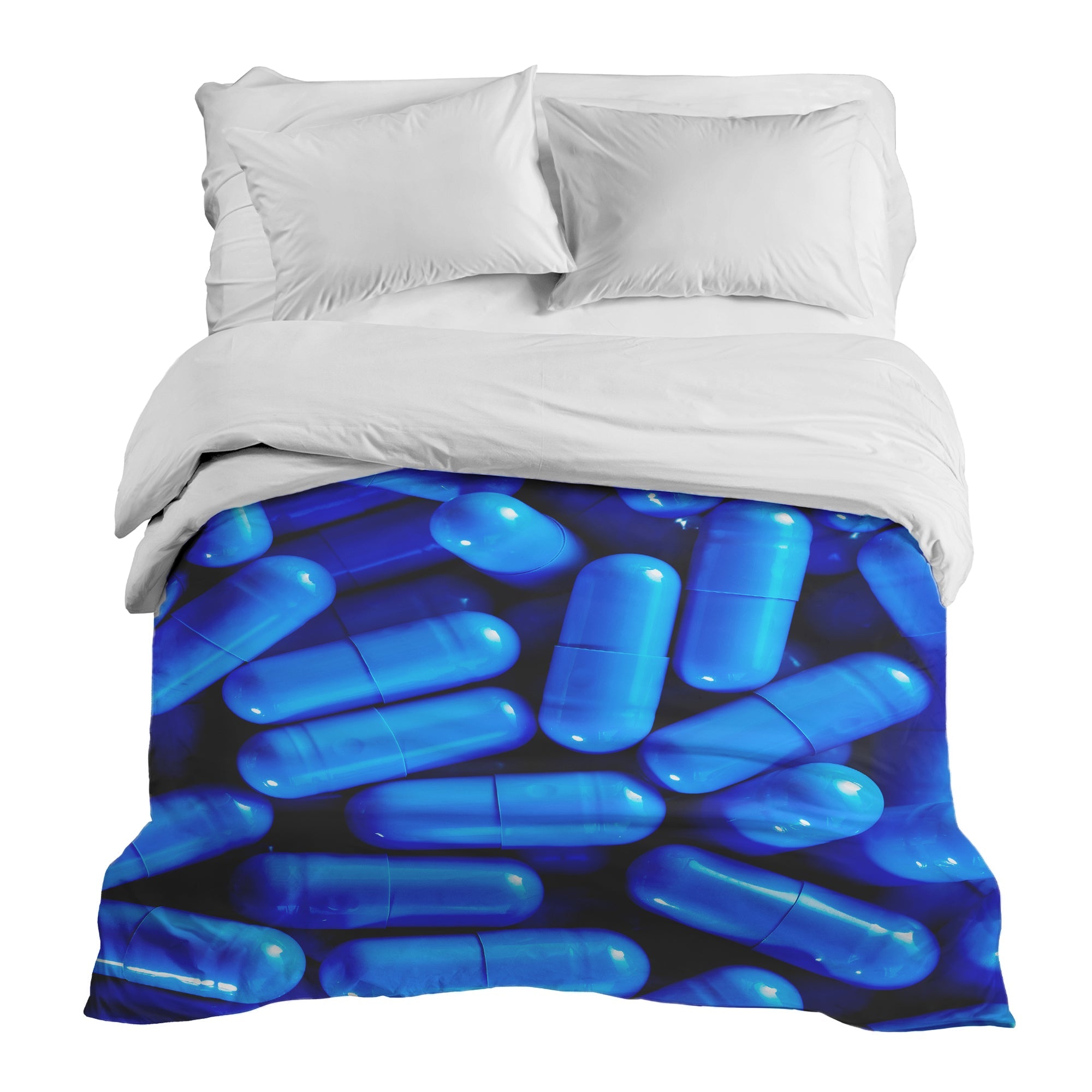 Coperta terapeutica originale - Rivestimento in cotone blu Compresse