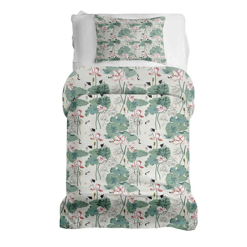 Set di biancheria da letto con coperta terapeutica Ninfea
