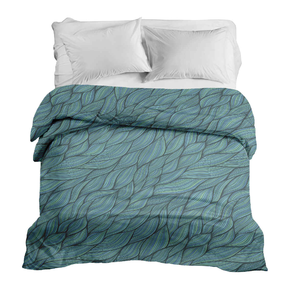 Coperta terapeutica originale - Rivestimento in cotone intrecciato verde