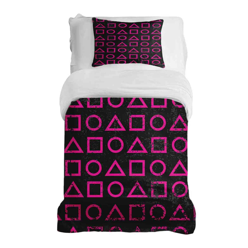 Set di biancheria da letto con coperte terapeutiche forme Dalgona