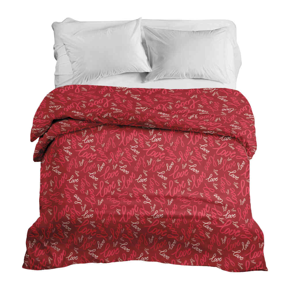 Coperta terapeutica originale - Rivestimento in cotone Love Love Love