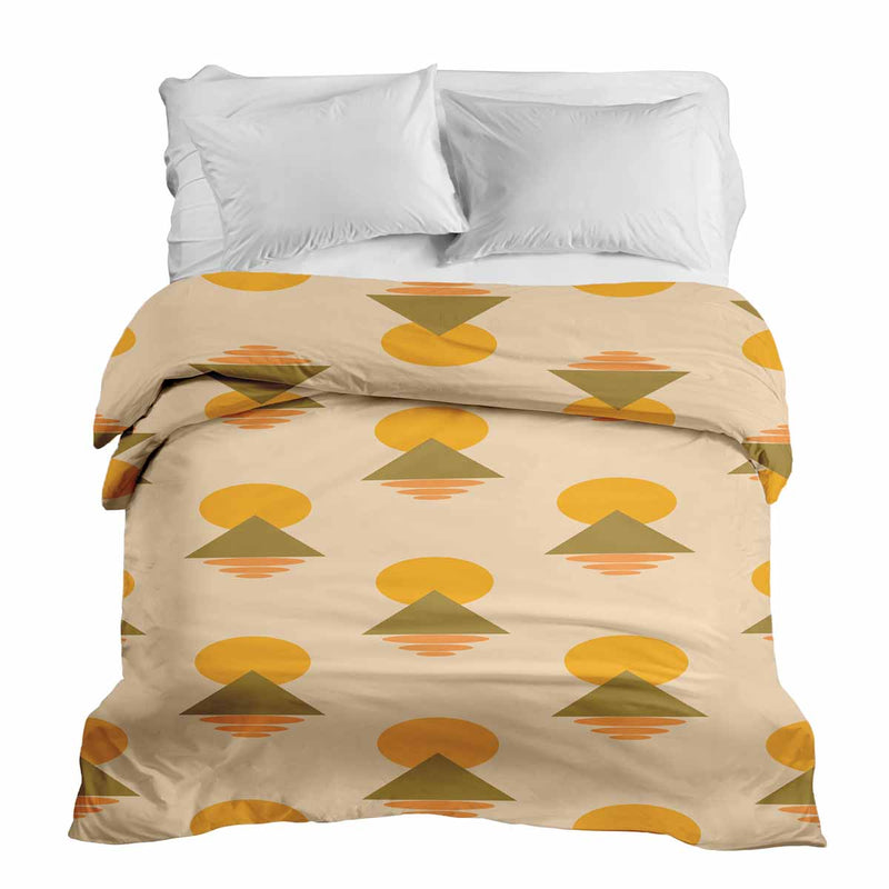 Coperta terapeutica originale - Rivestimento in cotone con forme gialle