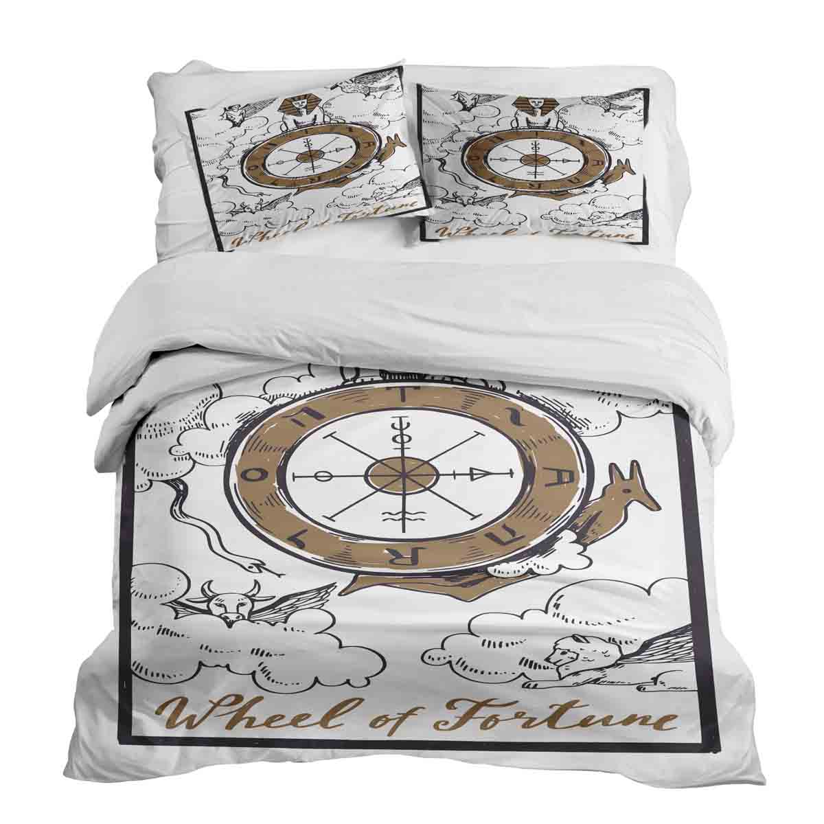 Set di biancheria da letto con coperta terapeutica Ruota della Fortuna