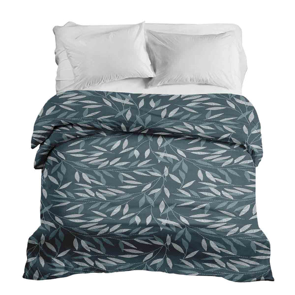 Coperta terapeutica originale - Rivestimento in cotone con rami blu