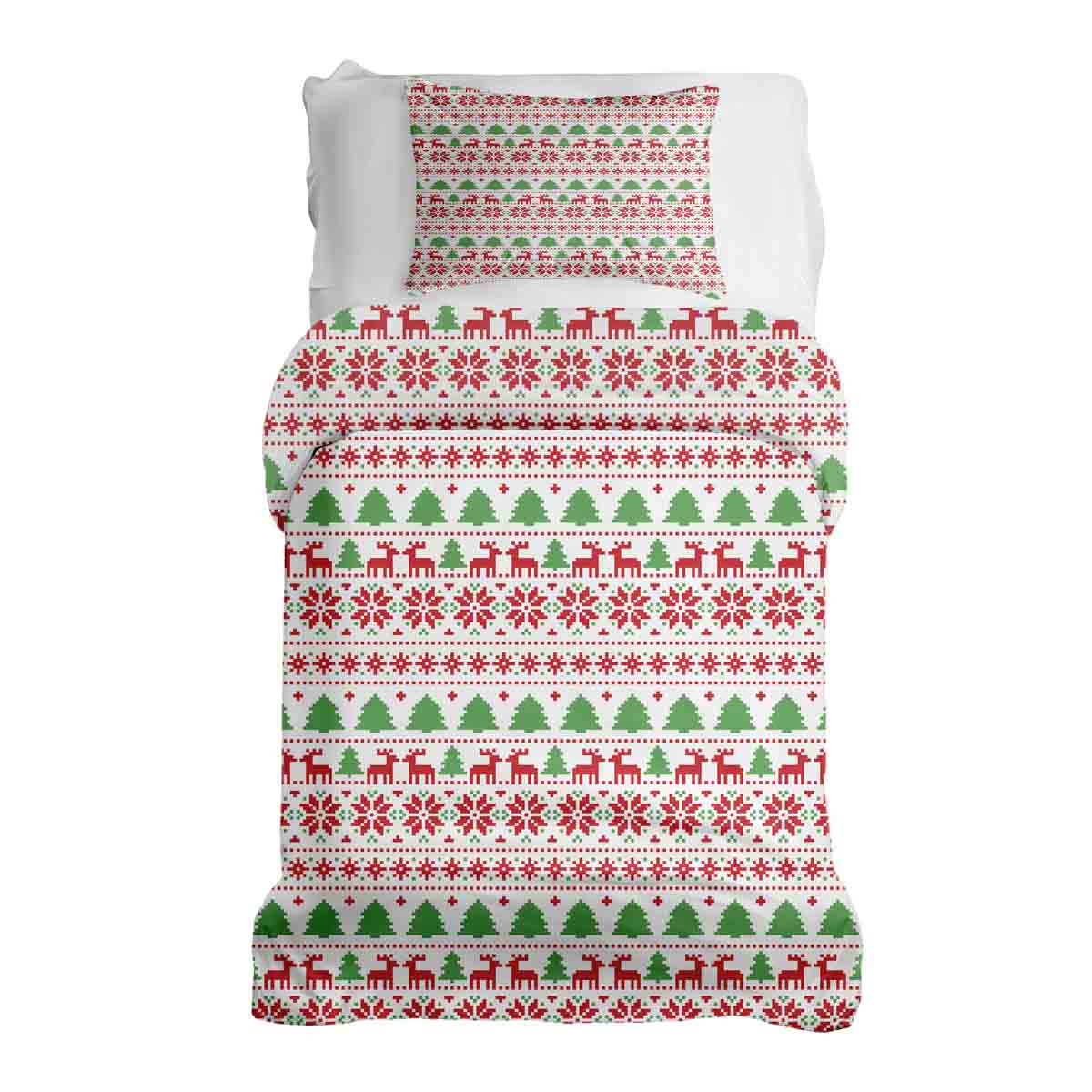 Set di biancheria da letto con coperte terapeutiche Natale in Norvegia