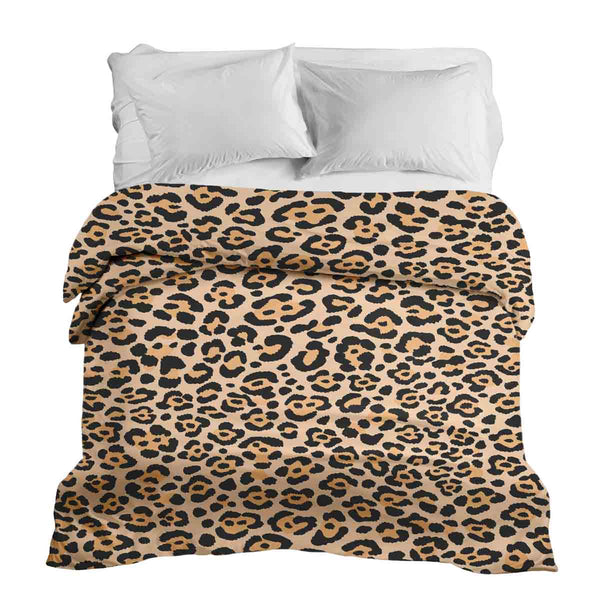 Coperta terapeutica originale - Rivestimento in cotone stampa leopardo