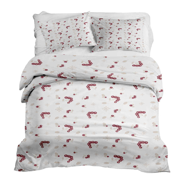 Set di biancheria da letto con coperta terapeutica e cespuglio di bacche