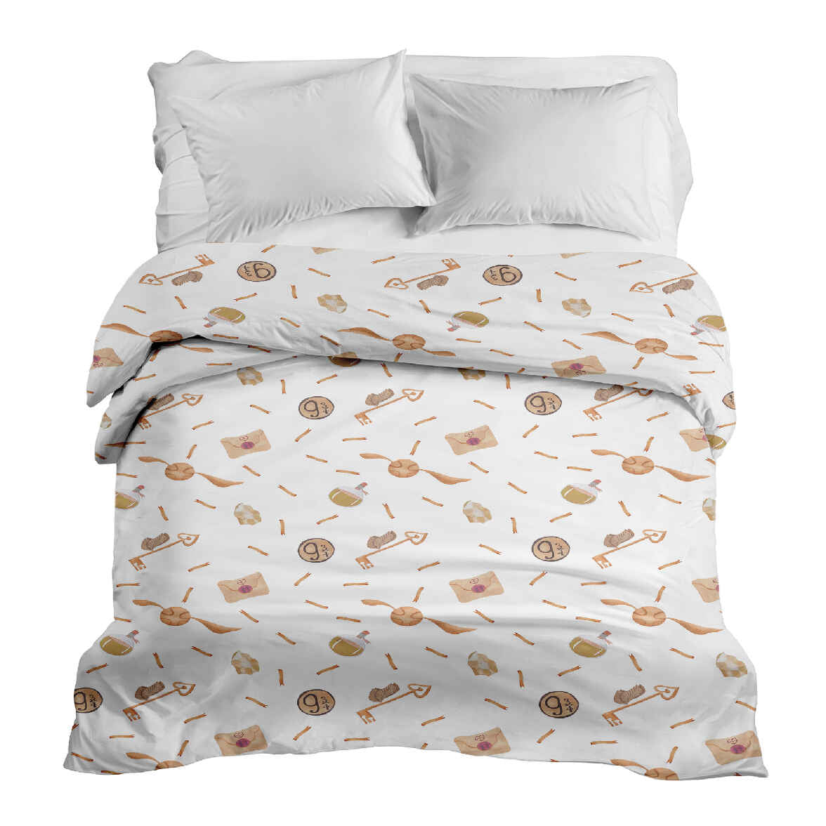 Coperta terapeutica originale - Rivestimento in cotone bianco con Schnatz