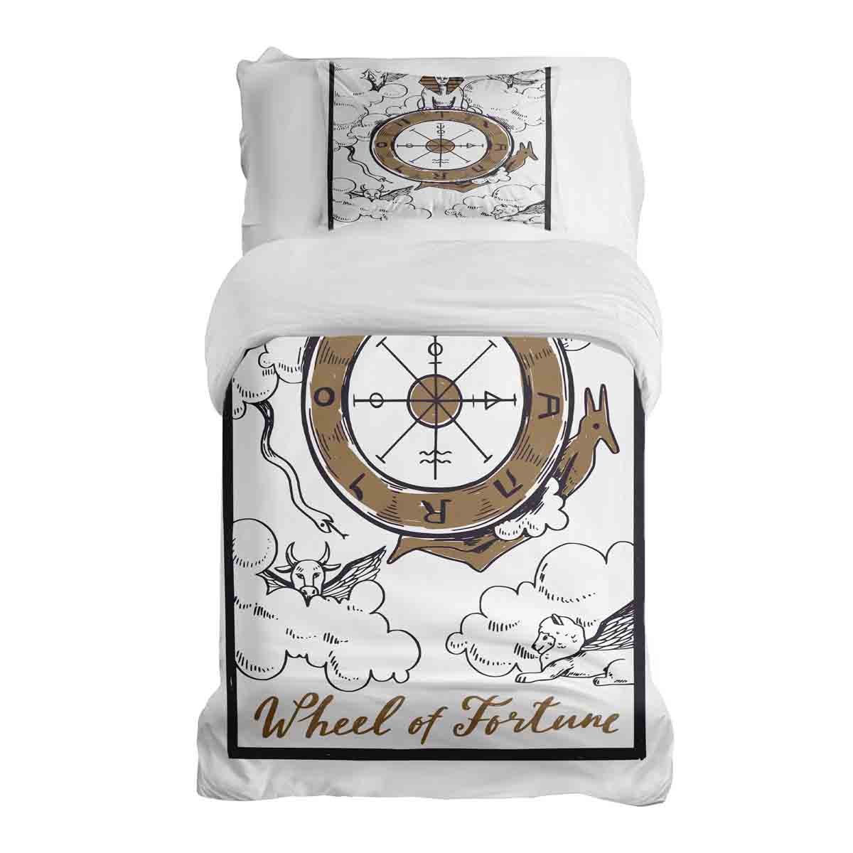 Set di biancheria da letto con coperta terapeutica Ruota della Fortuna