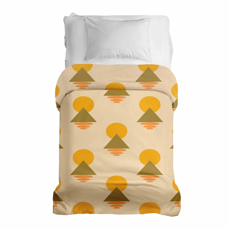 Coperta terapeutica originale - Rivestimento in cotone con forme gialle