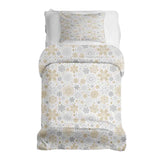 Set di biancheria da letto con coperta terapeutica, chiara nevicata