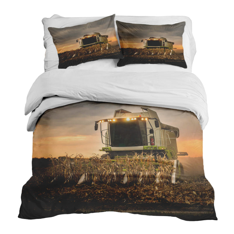 Set di biancheria da letto con coperte terapeutiche marrone Dreschmaschine