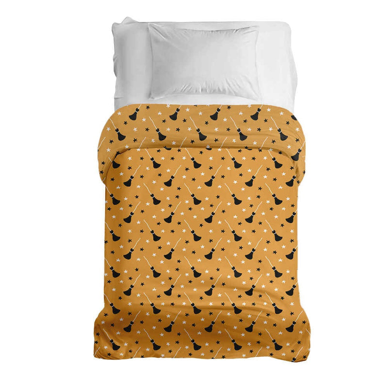 Coperta terapeutica originale - Rivestimento in cotone arancione con scopa di Potter