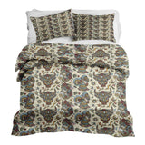 Set di biancheria da letto con coperte terapeutiche e teste di animali colorate