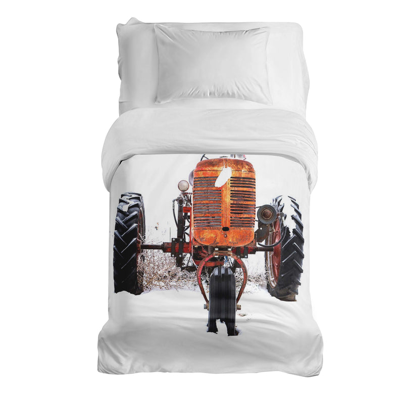 Coperta terapeutica originale - Rivestimento in cotone trattore arancione