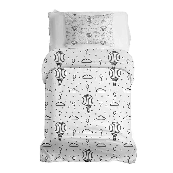 Set di biancheria da letto con coperte terapeutiche e mongolfiere