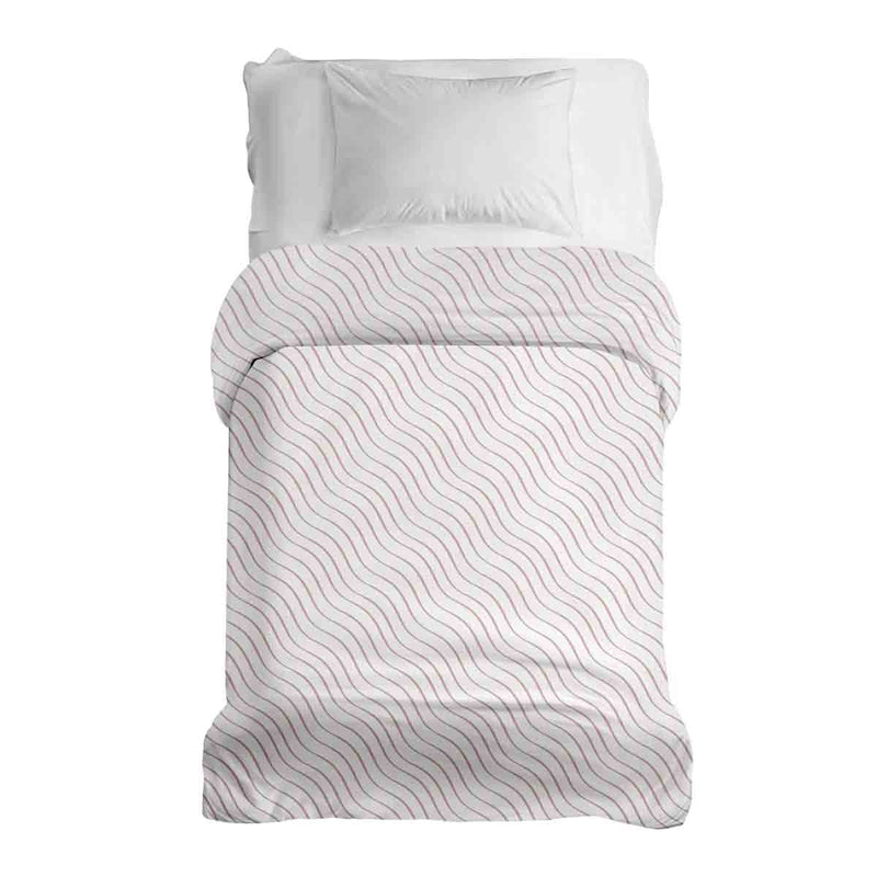 Coperta terapeutica originale - Rivestimento in cotone rosa a onde