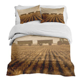 Set di biancheria da letto con coperta terapeutica marrone Acker