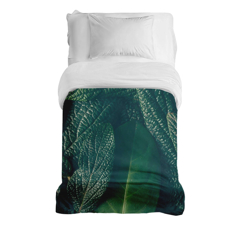 Coperta terapeutica originale - Rivestimento in cotone Foglie verdi