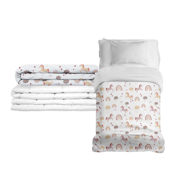 Coperta terapeutica originale - Coperta ponderata unicorno con rivestimento in cotone per bambini