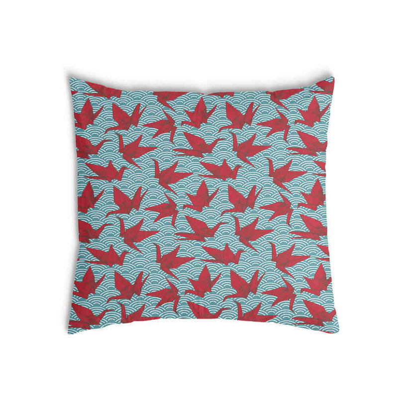 Cuscino salute rosso origami