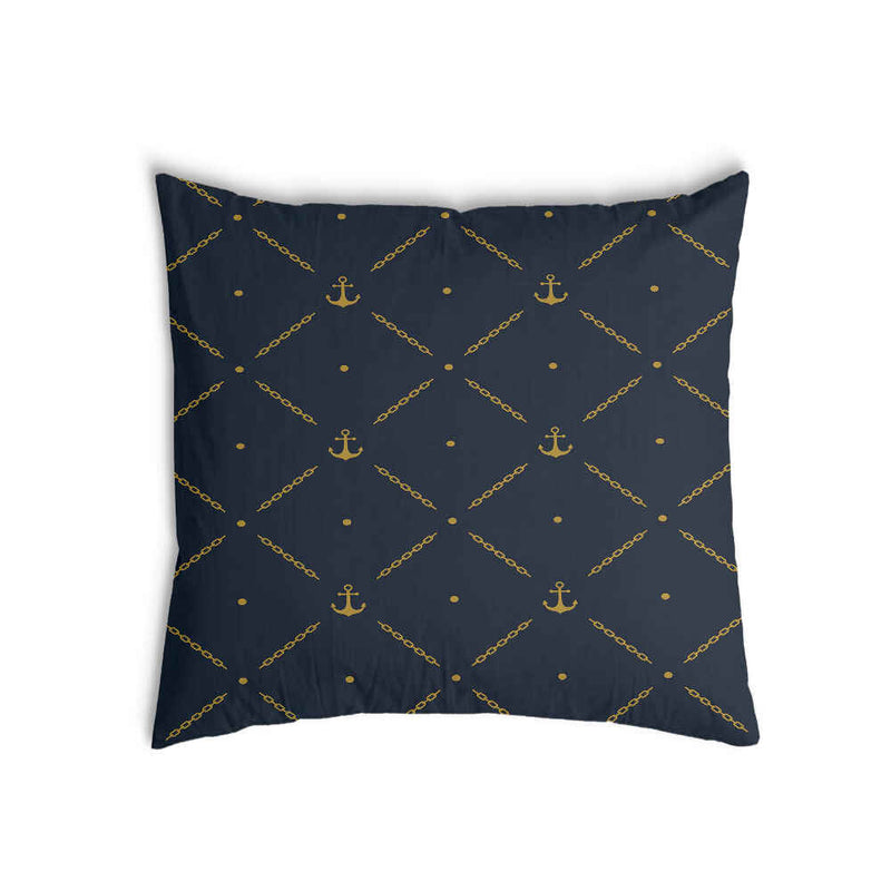 Cuscino sanitario blu con ancora
