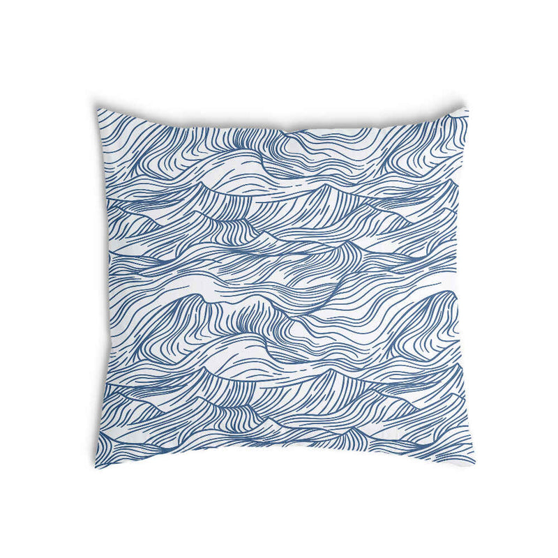 Cuscino sanitario onde in blu