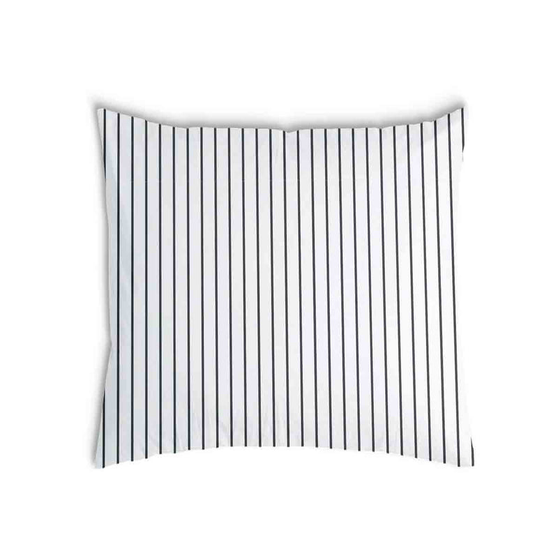 Cuscino sanitario bianco con strisce nere