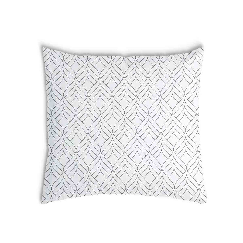 Cuscino sanitario bianco con forme 3D