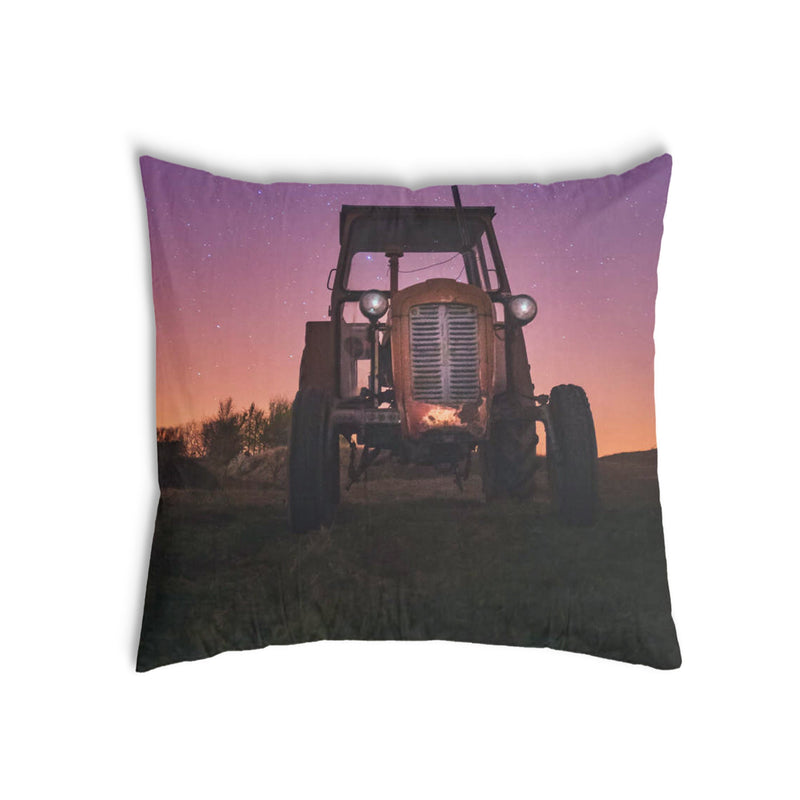 Cuscino sanitario viola con trattore