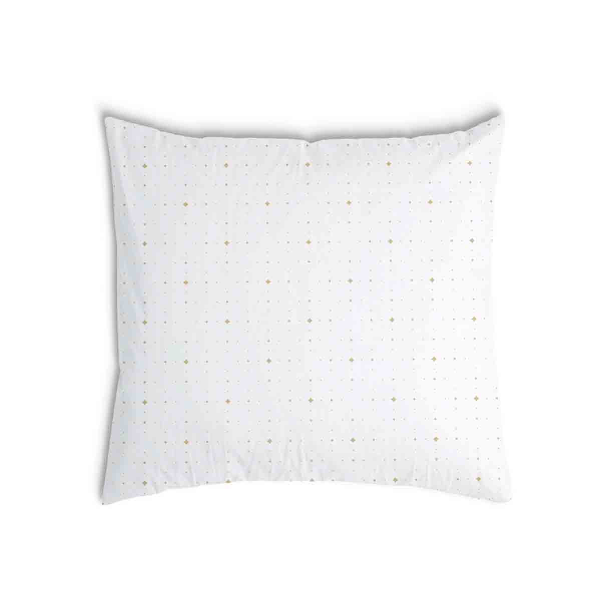 Cuscino sanitario bianco con piccole forme