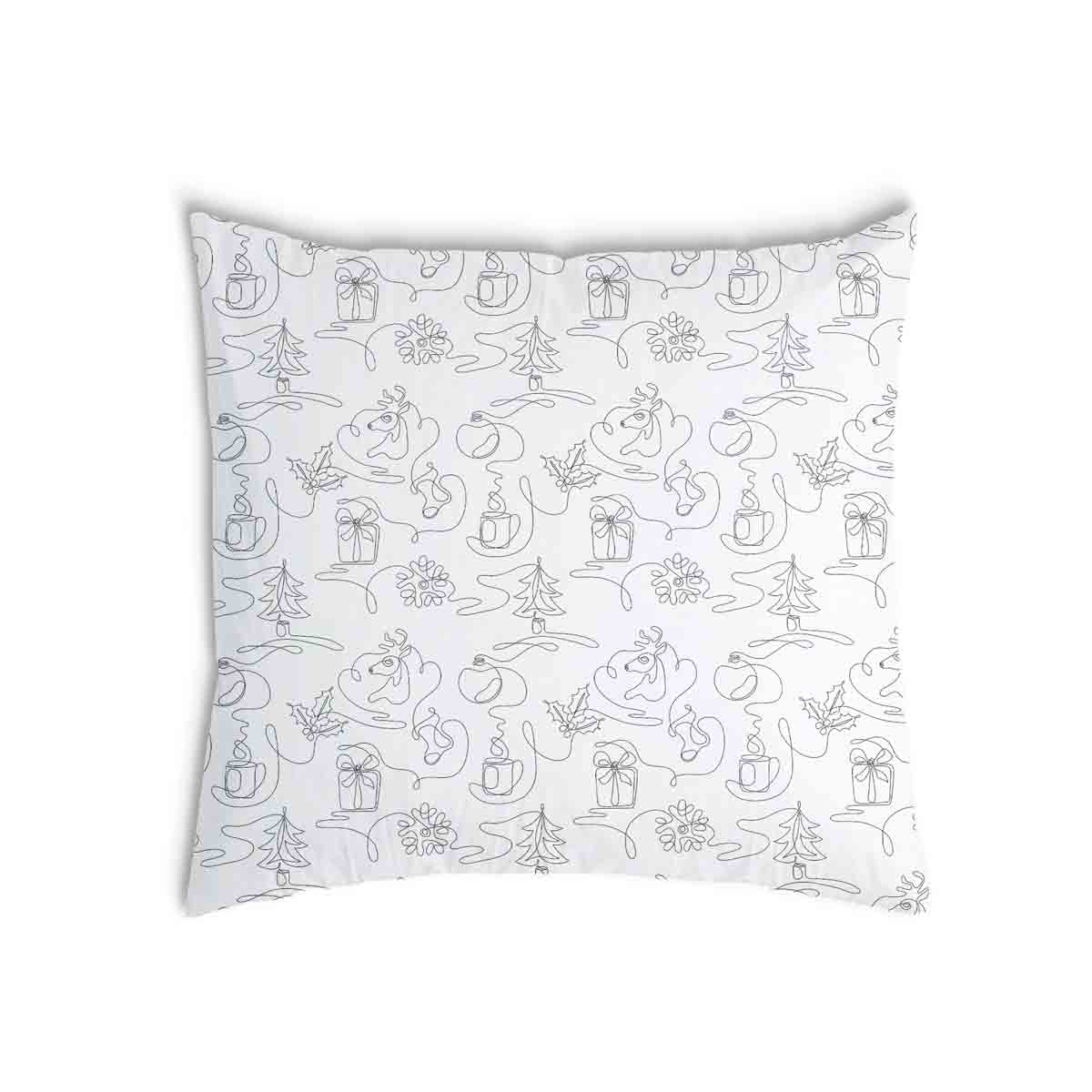 Cuscino salute Natale astratto