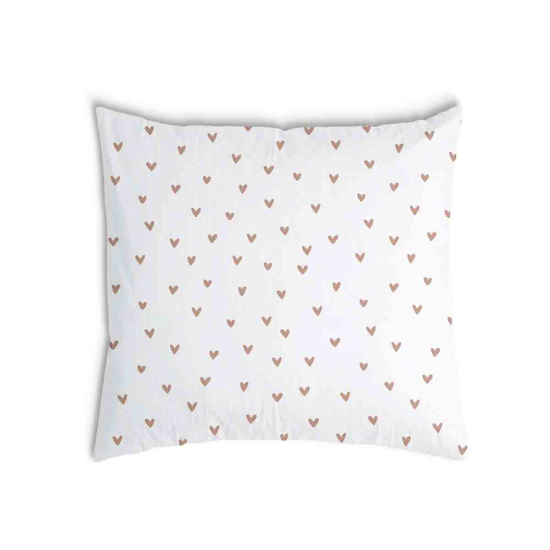 Cuscino salute bianco con cuoricini