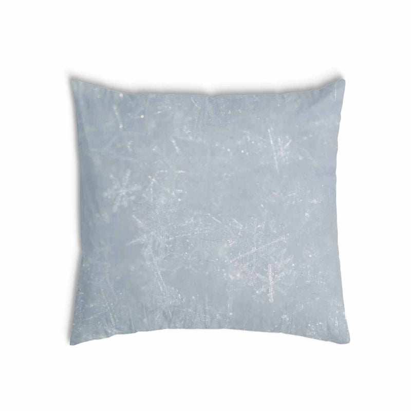 Cuscino sanitario grigio con fiocchi di neve