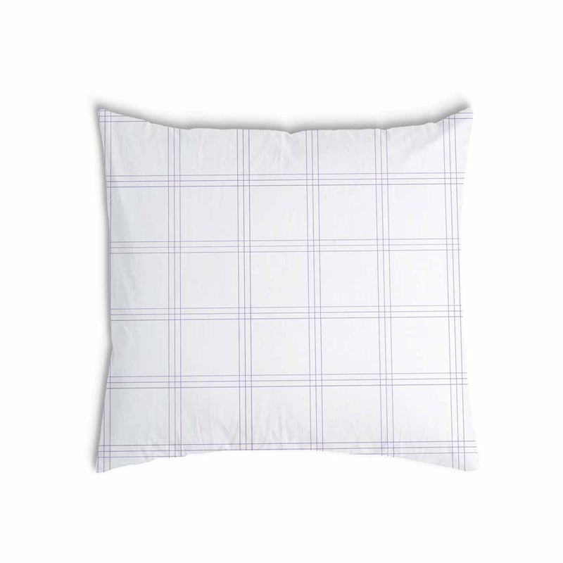 Cuscino sanitario bianco con strisce viola