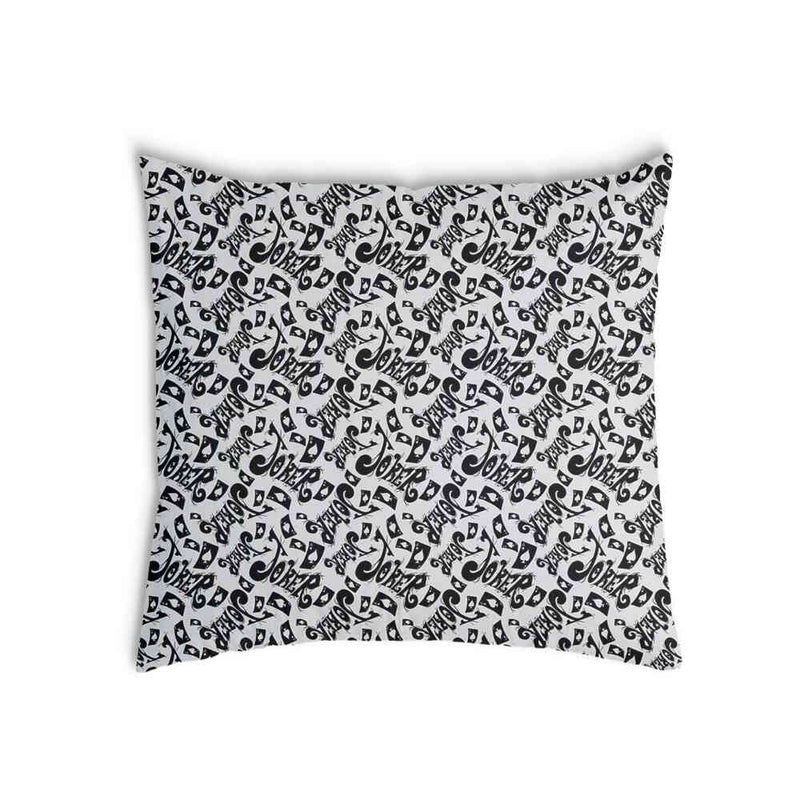 Cuscino salute scritta in nero Joker