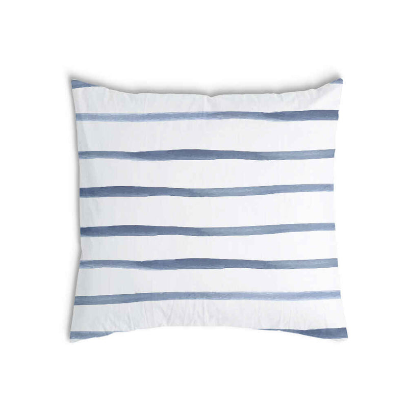 Cuscino sanitario a righe orizzontali blu